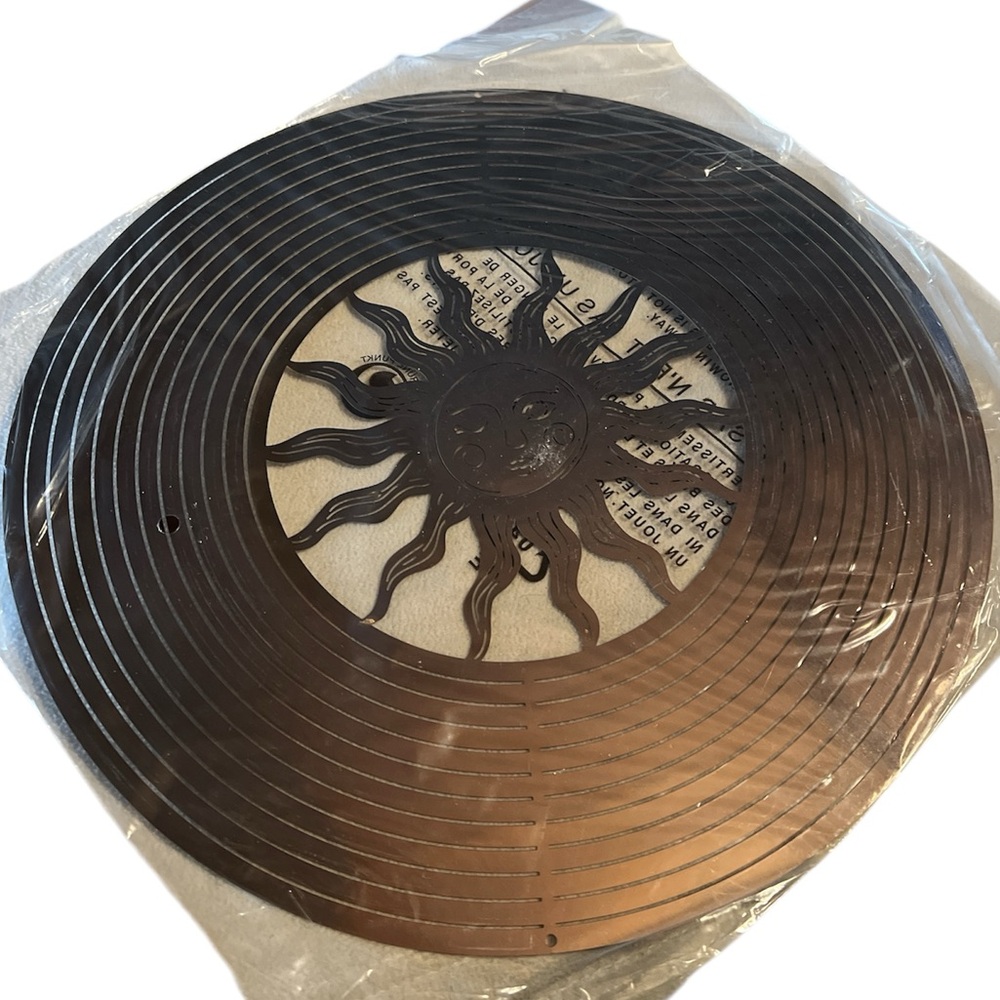 NEW 12” Wind Spinner Sun Design